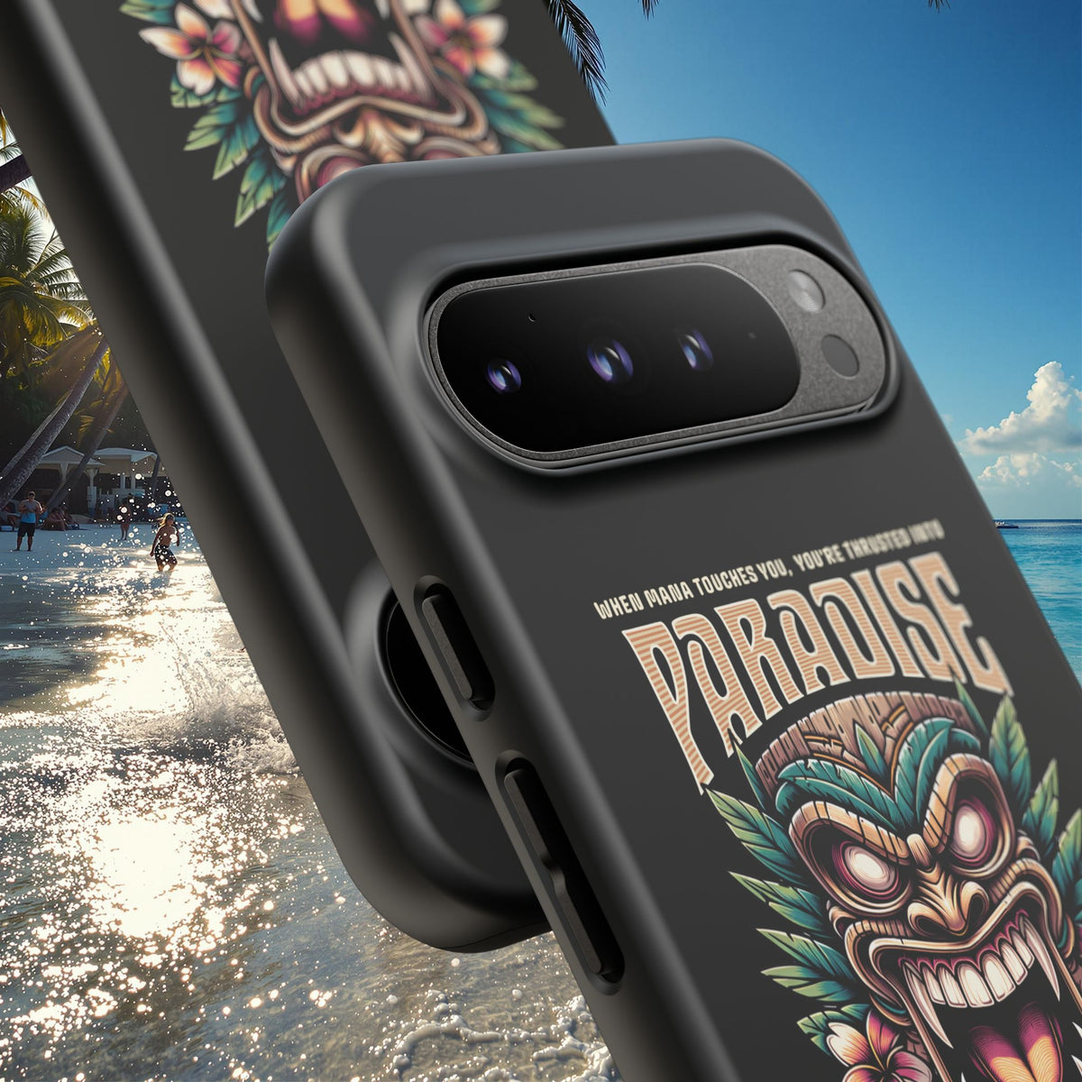 Huahine – Coque Antichoc Premium Tiki Fenua