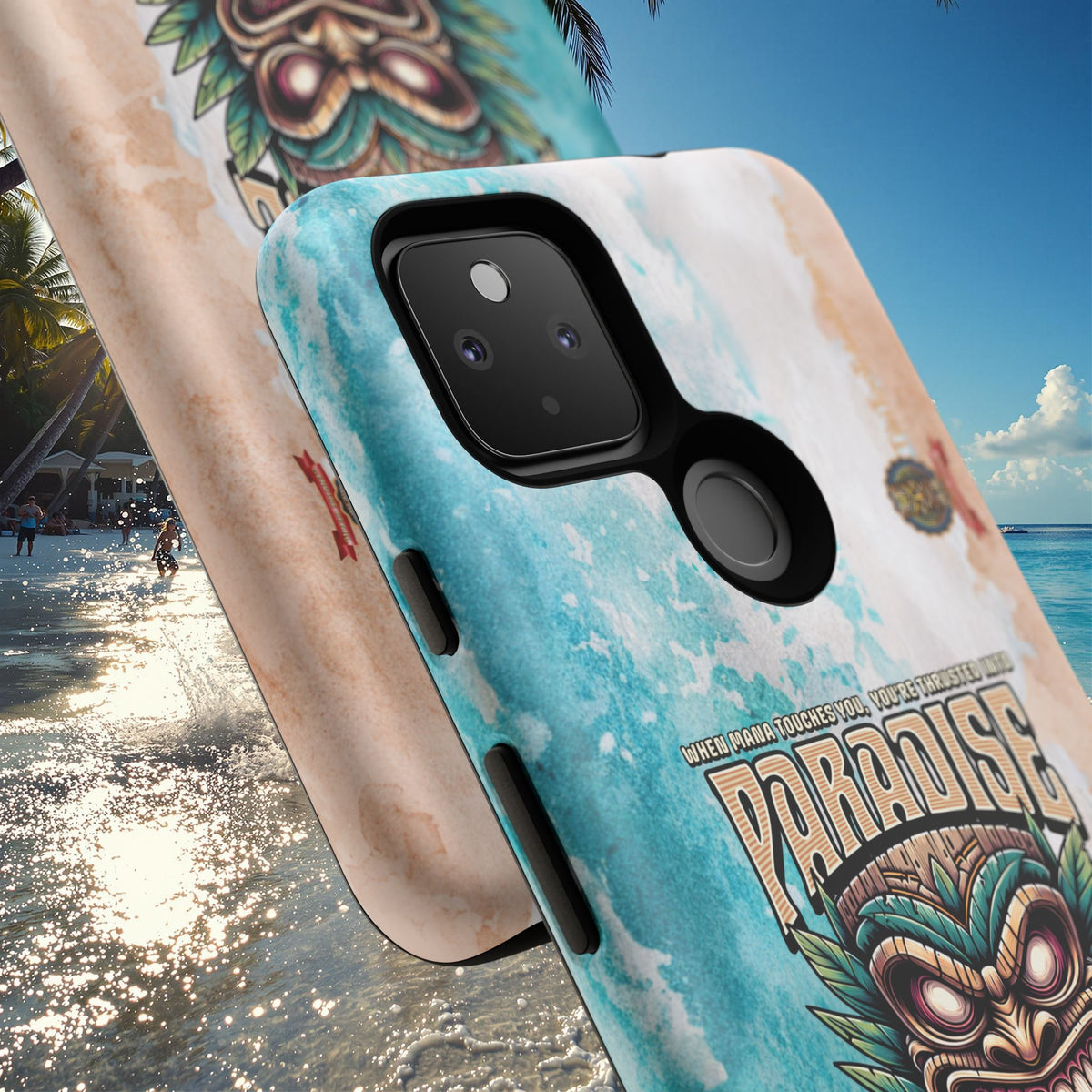 Ra’iatea – Coque Tiki Tribal de Protection Premium