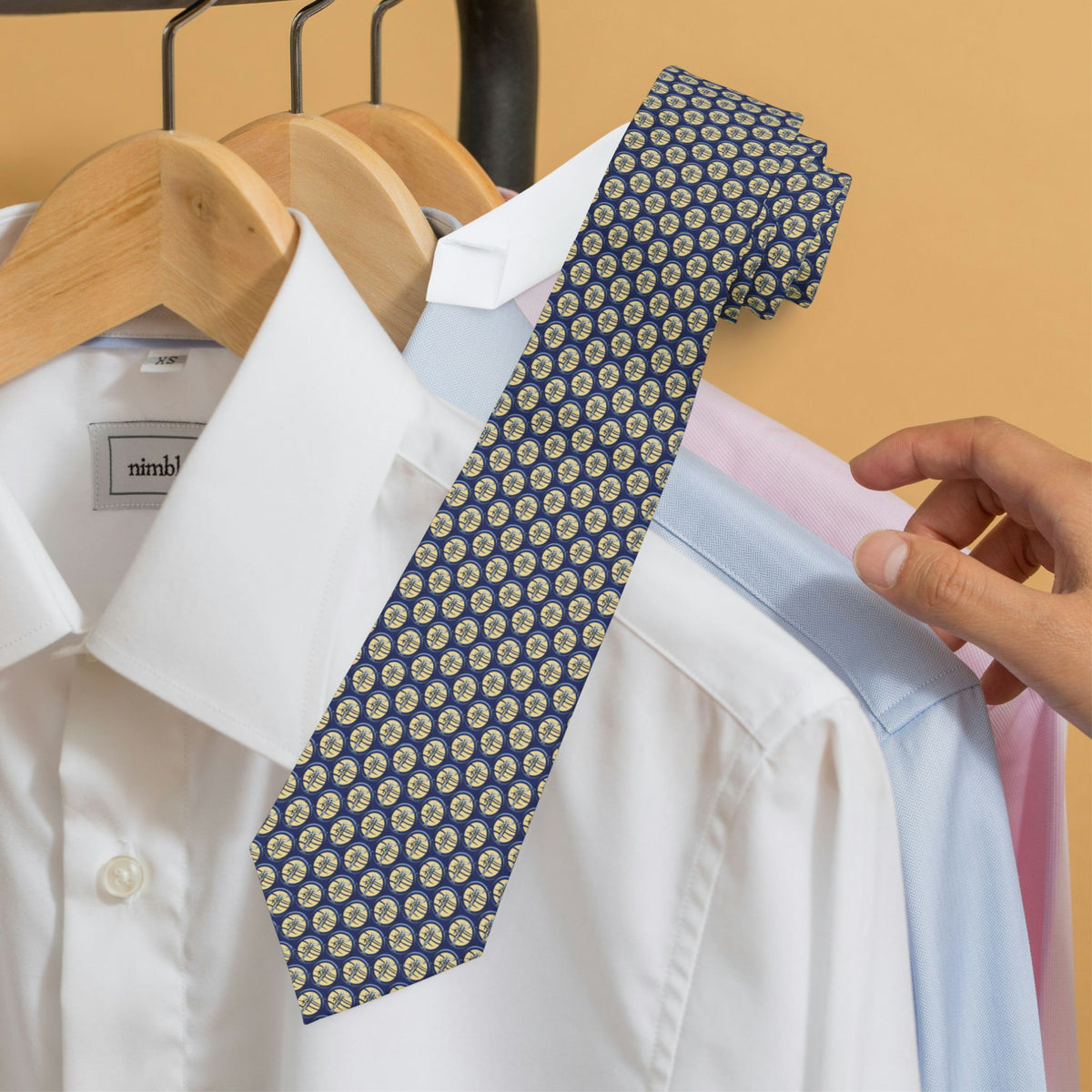 Moroni Graphic Dots inspiration tie
