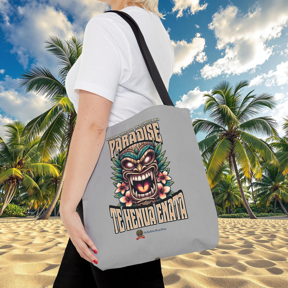 TE HENUA ENATA PARADISE Tote Bag