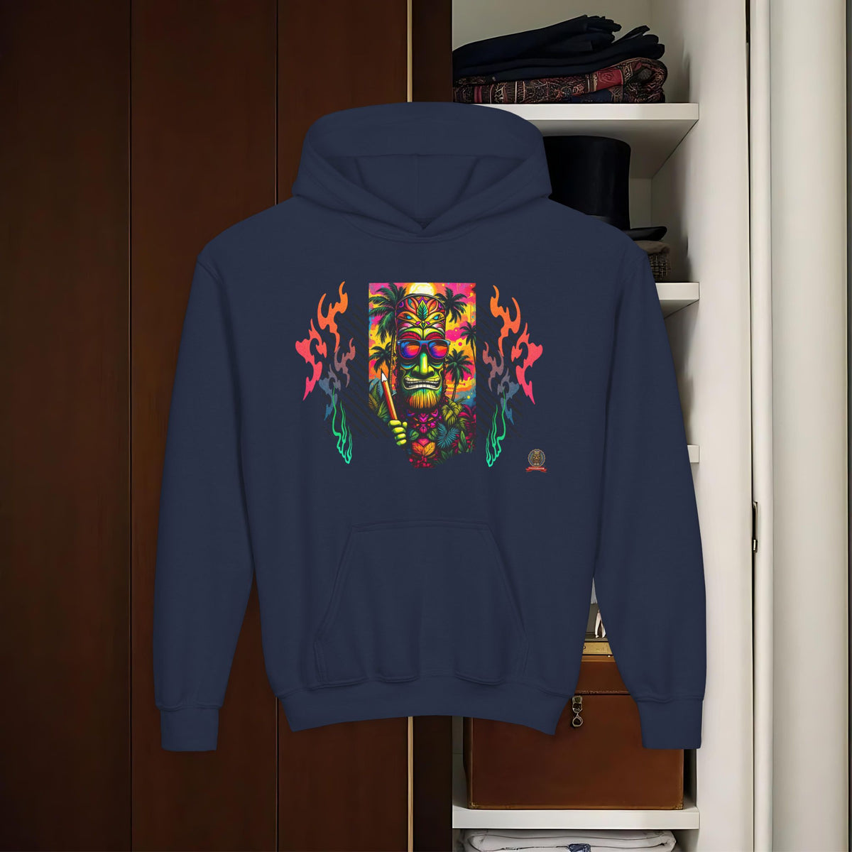 THE TIKI SPIRIT - Thick hooded sweatshirt for youth
