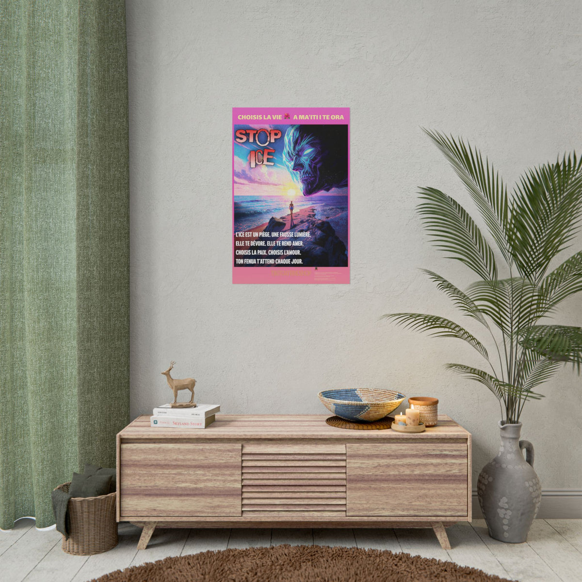 Posters Anti-ICE Polynésie – Affiches de Sensibilisation Contre la Drogue “Paruru i te ora – Brisons les chaînes de l’ICE”