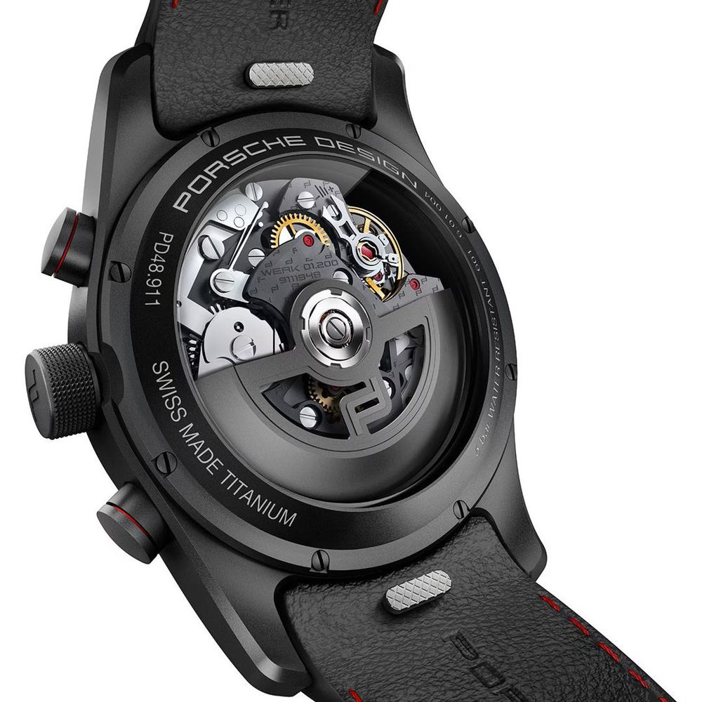 PORSCHE DESIGN Flyback Chronograph Black Titanium - COSC Precision - Sporty Elegance