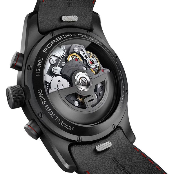 PORSCHE DESIGN Flyback Chronograph Black Titanium - COSC Precision - Sporty Elegance