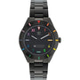 ADIDAS Montre "Fashion Edition Three" Unisexe - Monochrome Noir en Acier Inoxydable
