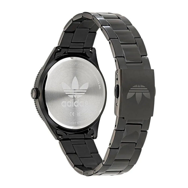 ADIDAS Montre "Fashion Edition Three" Unisexe - Monochrome Noir en Acier Inoxydable