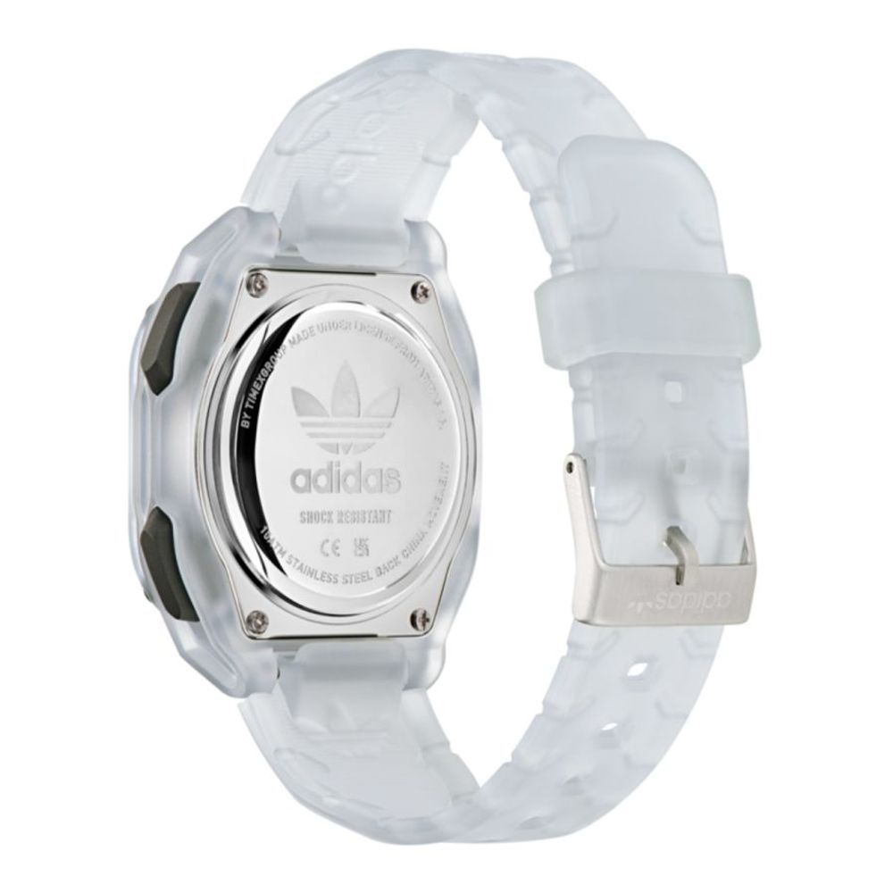 ADIDAS Transparent Watch "City Tech One" - Analog &amp; Digital, Ultra-Resistant