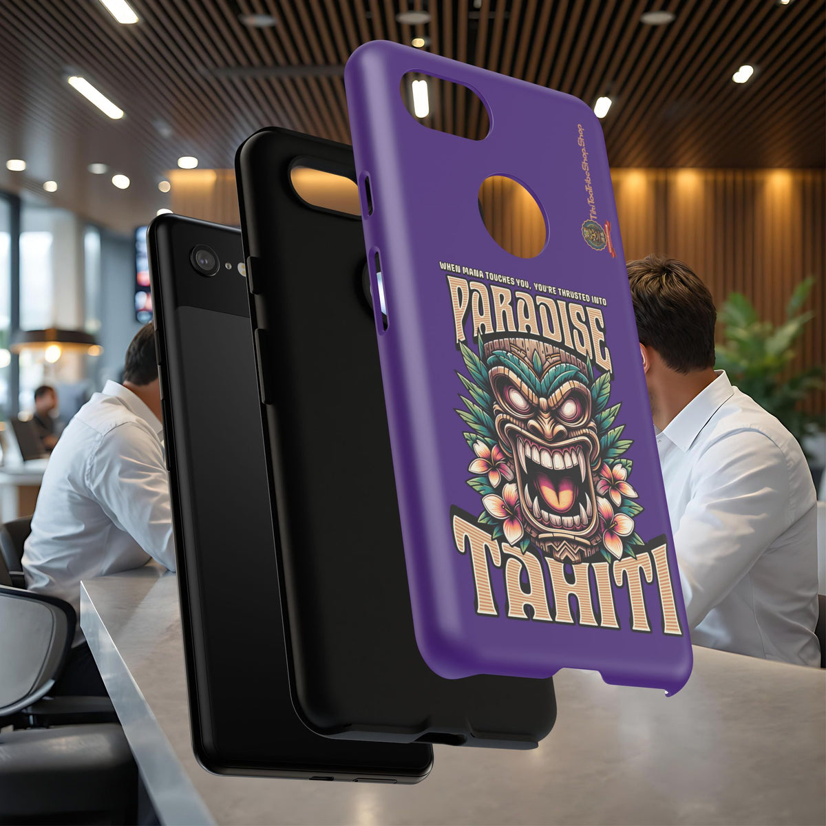 Tahiti – Coque Antichoc Premium Tiki Royal