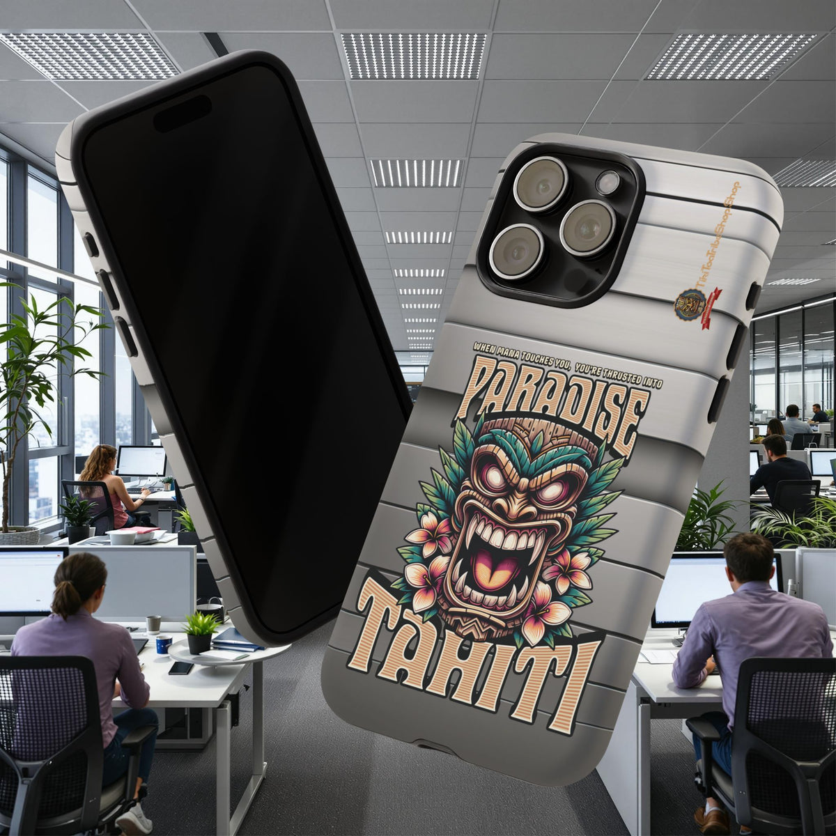 Tahiti – Coque Antichoc Premium Tiki Royal