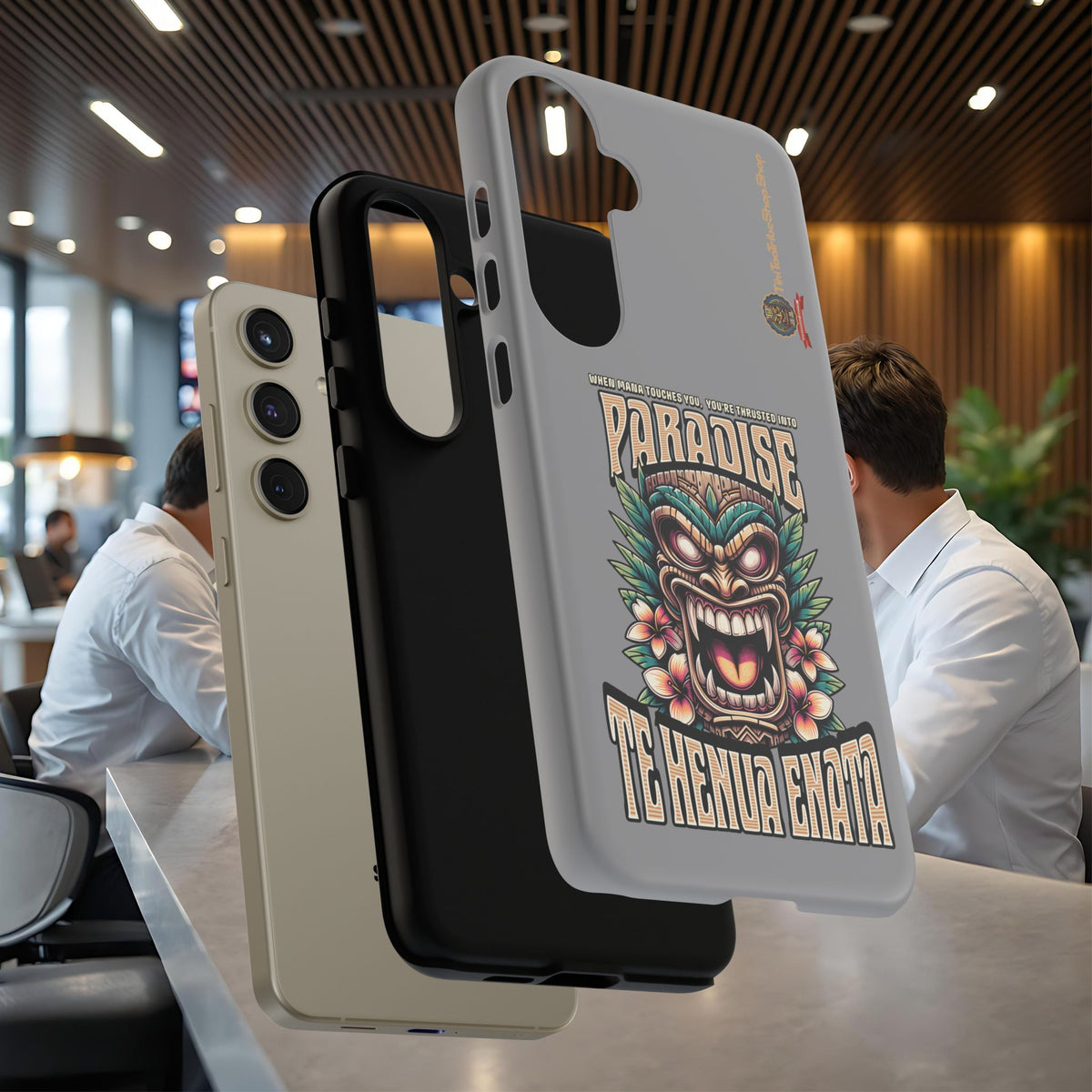 Te Henua Enata – Coque Antichoc Tiki Ancestral & Puissant