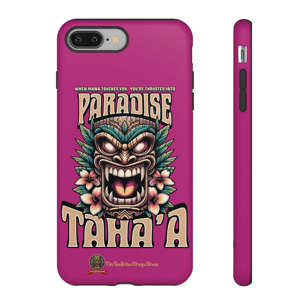 Tahaa – Coque Antichoc Premium « Tiki Féroce » | Design Tribal & Protection Maximale