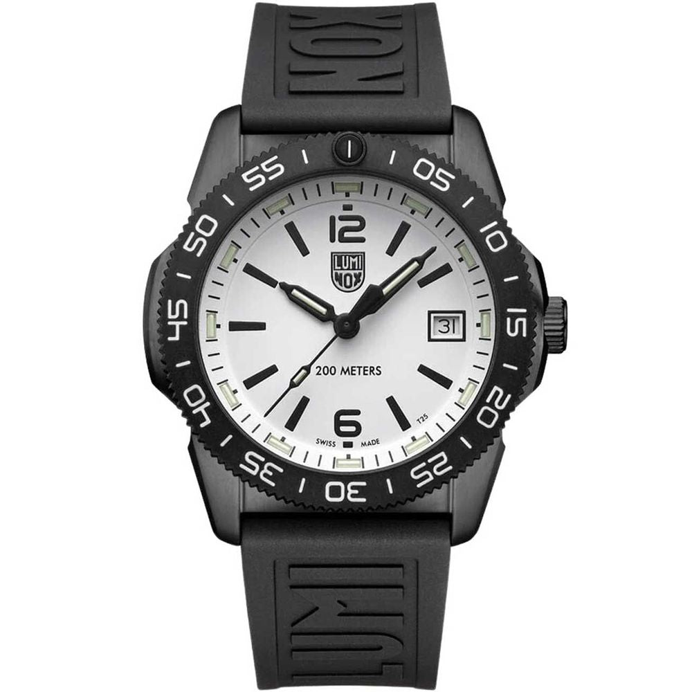 LUMINOX "Sea Pacific Diver" Quartz Diving Watch Black &amp; White Dial - Unisex 200M