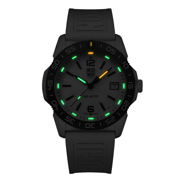 LUMINOX "Sea Pacific Diver" Montre Plongée Quartz Blanche & Nacre - Unisexe 200M