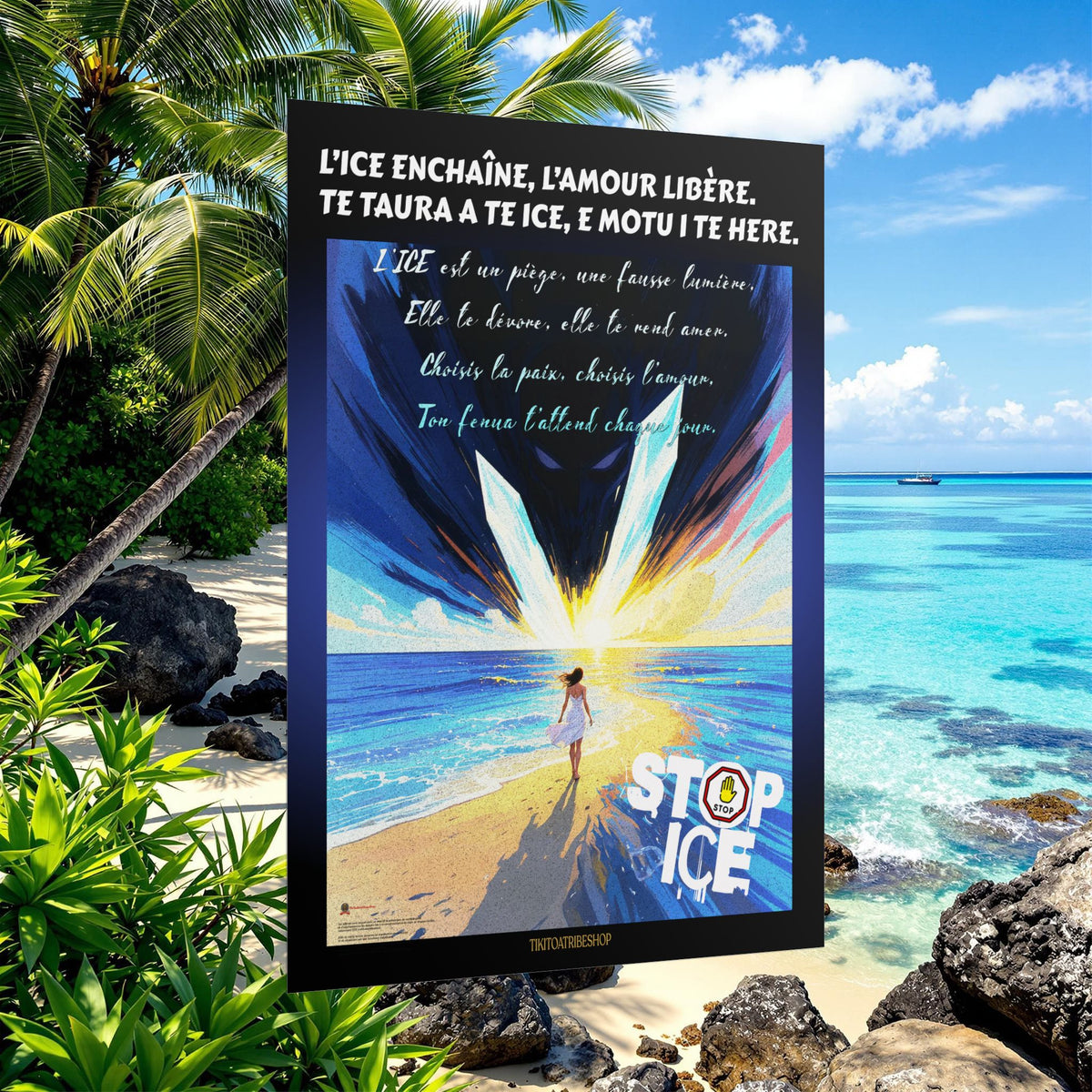 Posters Anti-ICE Polynésie – Affiches de Sensibilisation Contre la Drogue “Paruru i te ora – Brisons les chaînes de l’ICE”