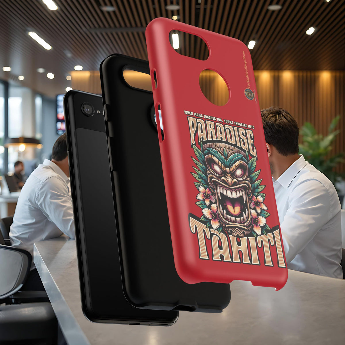 Tahiti – Coque Antichoc Premium Tiki Royal