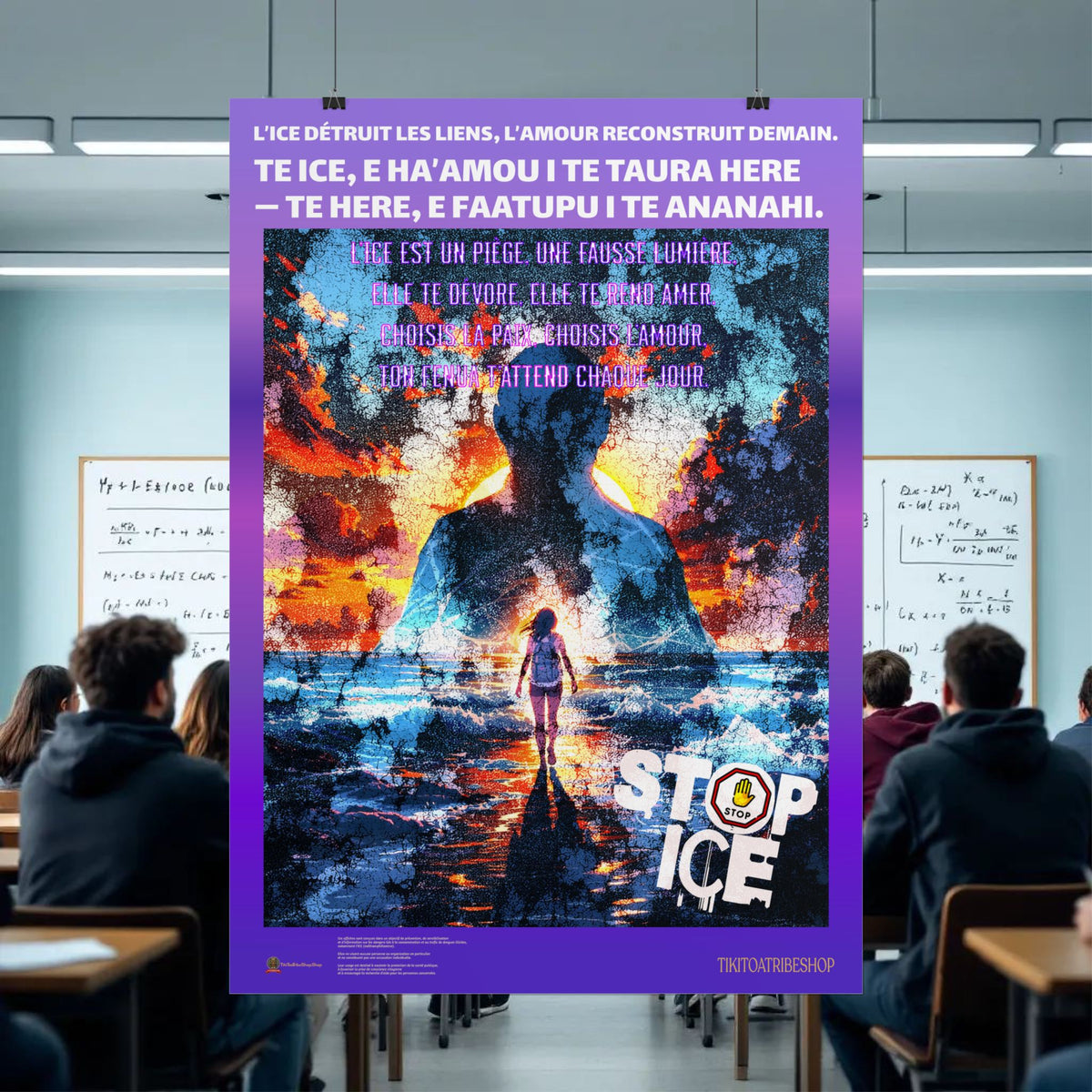 Posters Anti-ICE Polynésie – Affiches de Sensibilisation Contre la Drogue “Paruru i te ora – Brisons les chaînes de l’ICE”