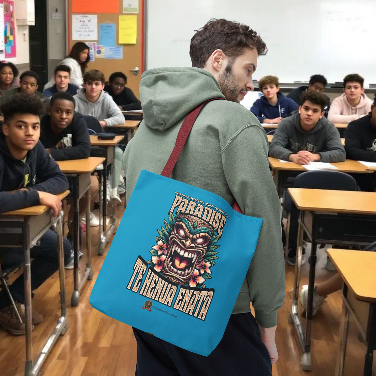 TE HENUA ENATA PARADISE Tote Bag