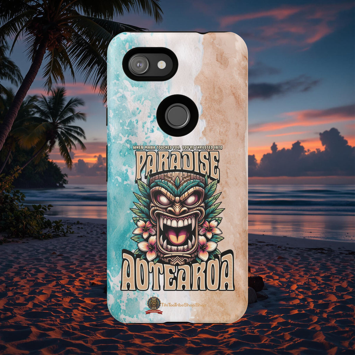 Aotearoa – Coque Antichoc Tiki Maori & Mana Ancestral