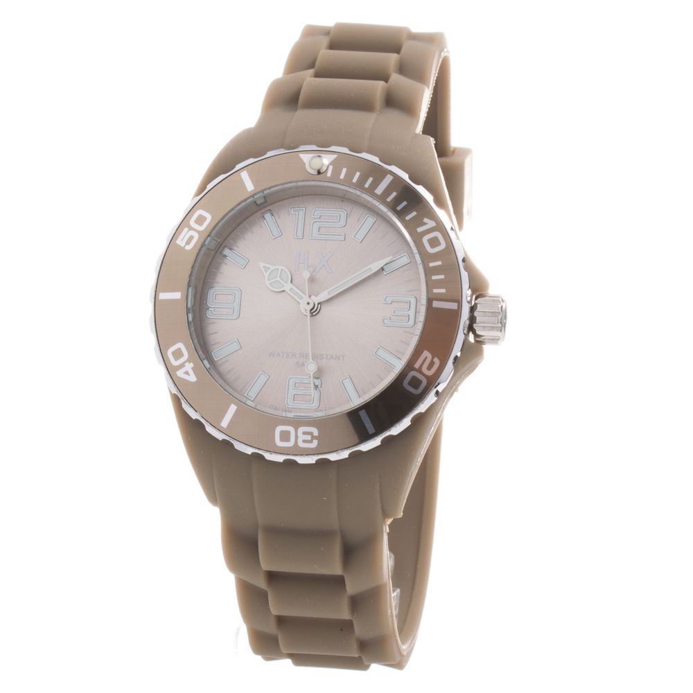HAUREX Unisex Sports Watch in Steel and Rubber Strap - Ideal for Everyday Use