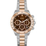 HUGO BOSS Men's Chronograph Quartz Watch with Rose Gold Bezel - A Bold and Sophisticated Style