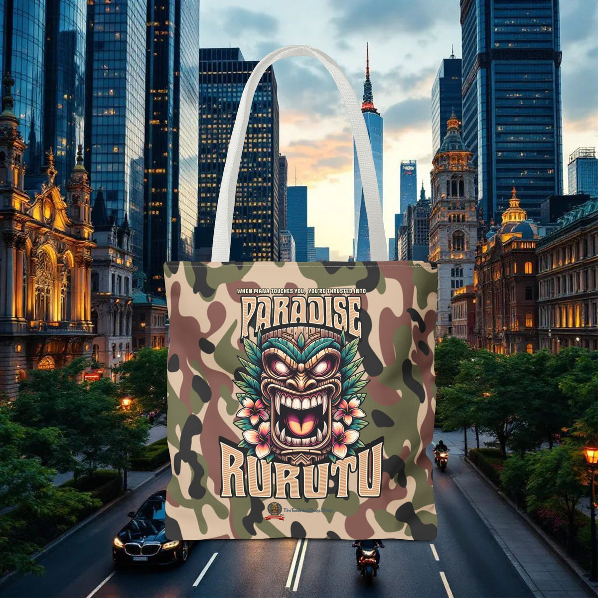 Tote Bag - 'Paradise Rurutu'