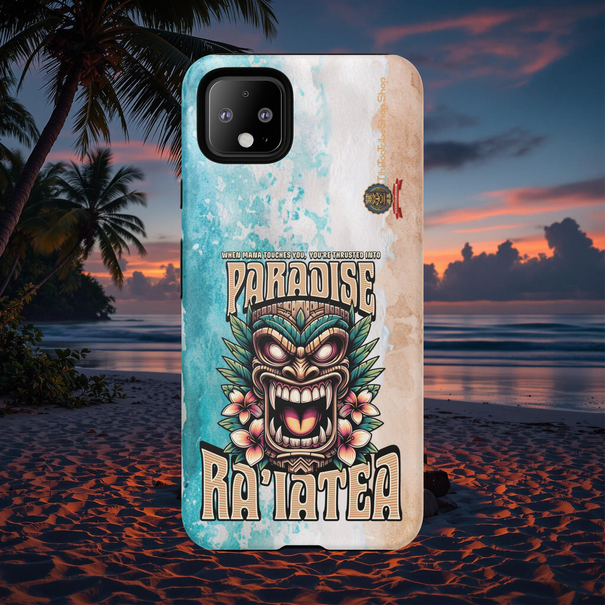 Ra’iatea – Coque Tiki Tribal de Protection Premium