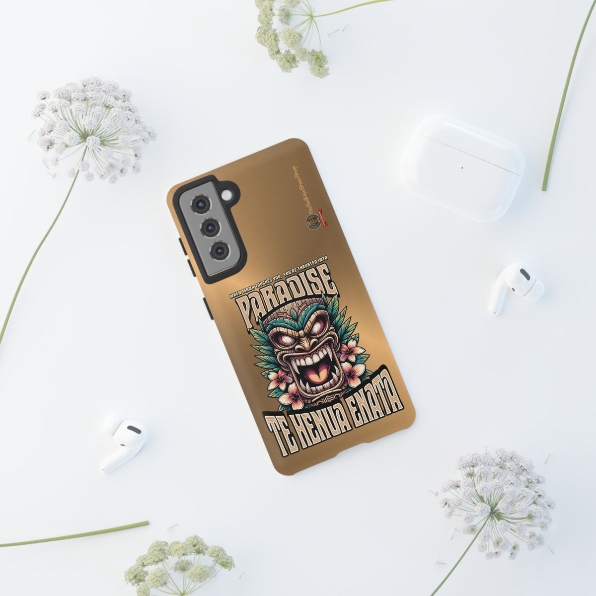 Te Henua Enata – Coque Antichoc Tiki Ancestral & Puissant