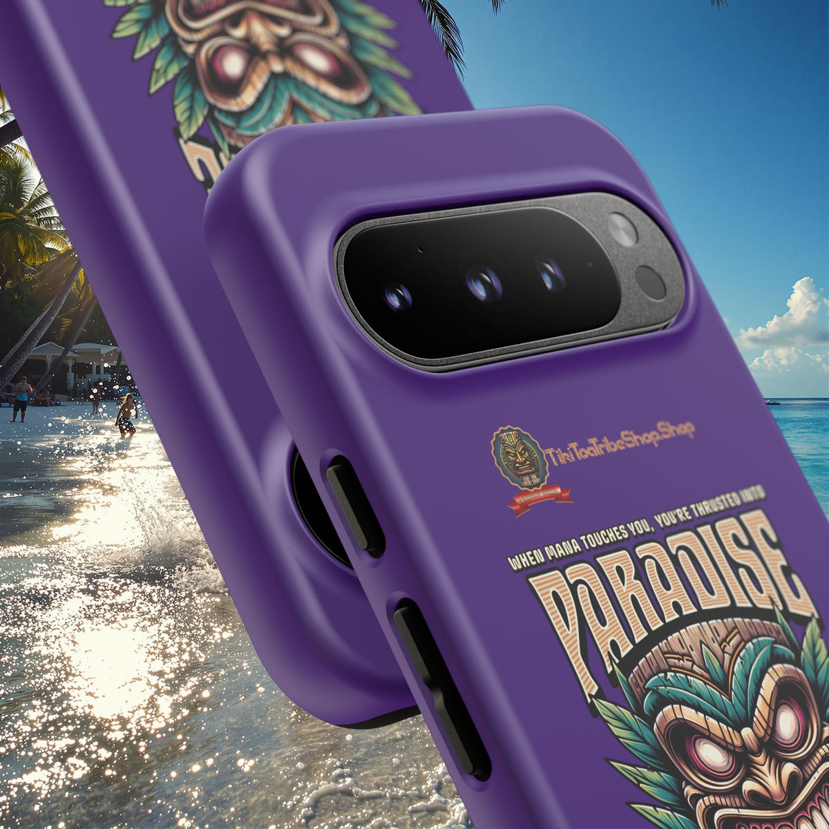 Tahiti – Coque Antichoc Premium Tiki Royal