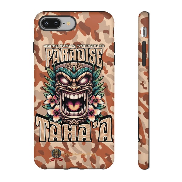 Tahaa – Coque Antichoc Premium « Tiki Féroce » | Design Tribal & Protection Maximale