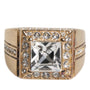 Bague Dolce & Gabbana "Statement Cristal Doré" en Argent Sterling 925