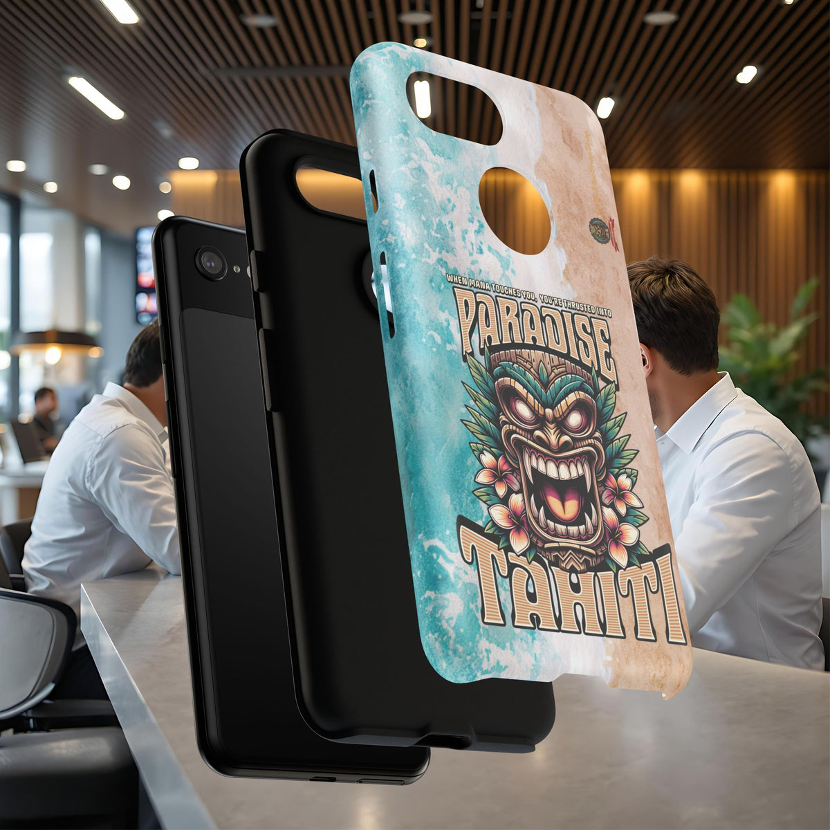 Tahiti – Coque Antichoc Premium Tiki Royal
