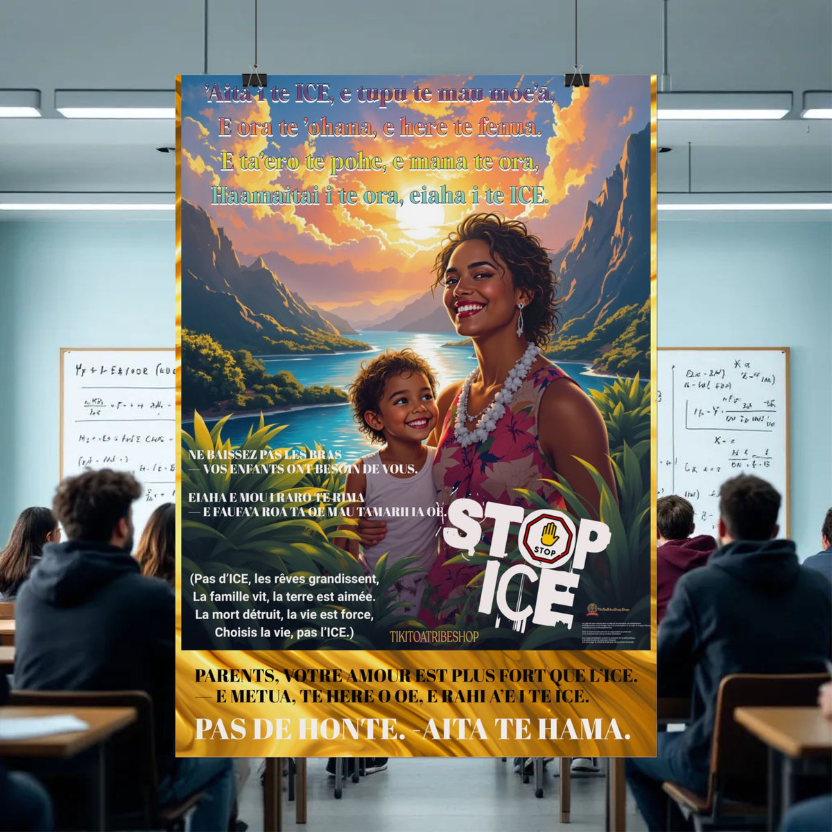 Posters Anti-ICE Polynésie – Affiches de Sensibilisation Contre la Drogue “Paruru i te ora – Brisons les chaînes de l’ICE”
