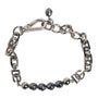 Dolce &amp; Gabbana "Silver Chain &amp; Grey Pearls DG" Bracelet