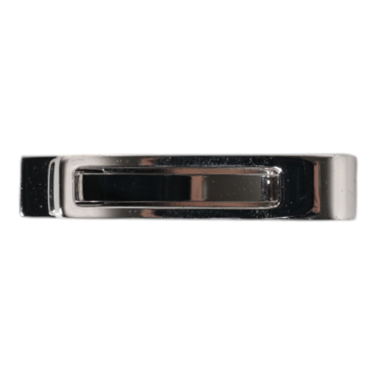 Dolce & Gabbana Silver Tone Brass Logo Branded Tie Clip Bar