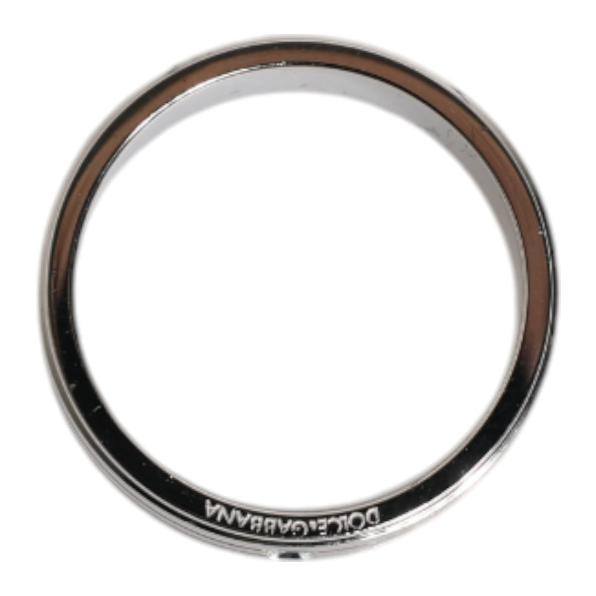 Bague Dolce & Gabbana "Alliance Éclat Cristal" en Laiton Argenté