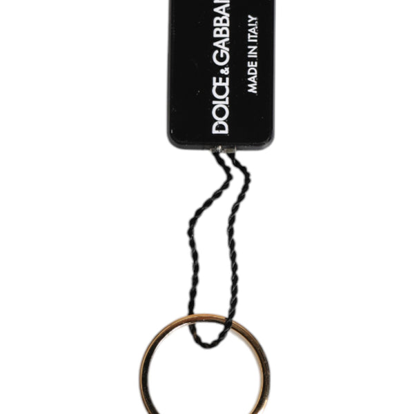 Dolce &amp; Gabbana "Éclat Rubis DG" Ring in Gold-Plated Brass