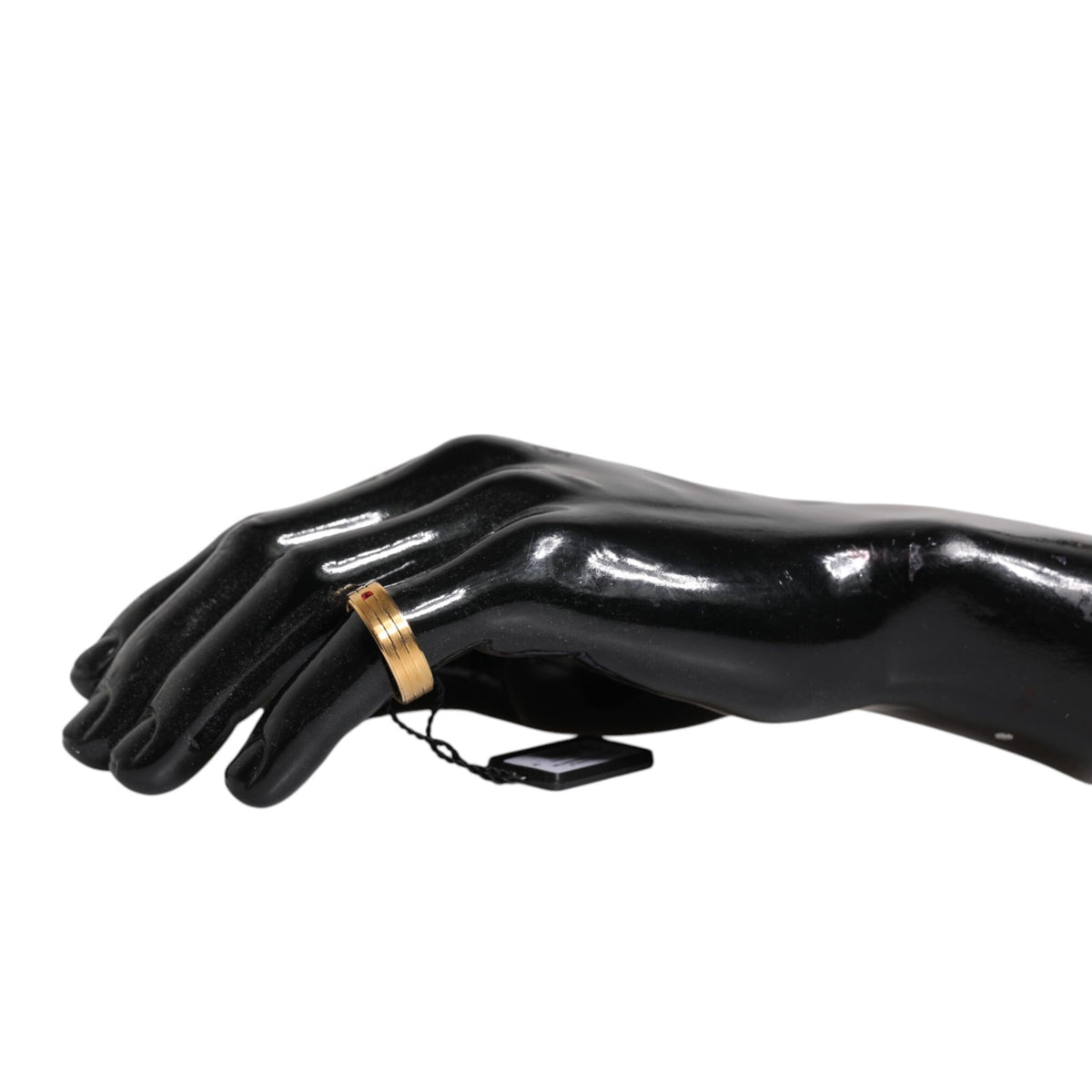 Dolce &amp; Gabbana "Éclat Rubis DG" Ring in Gold-Plated Brass
