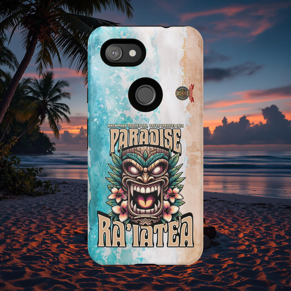 Ra’iatea – Coque Tiki Tribal de Protection Premium