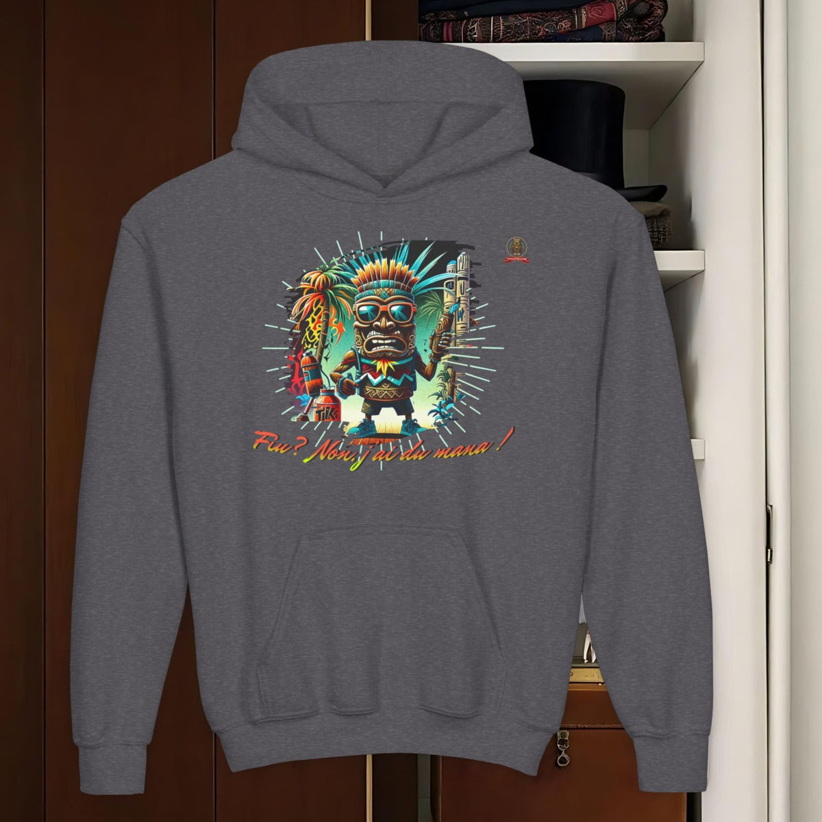 THE TIKI SPIRIT - Thick hooded sweatshirt for youth