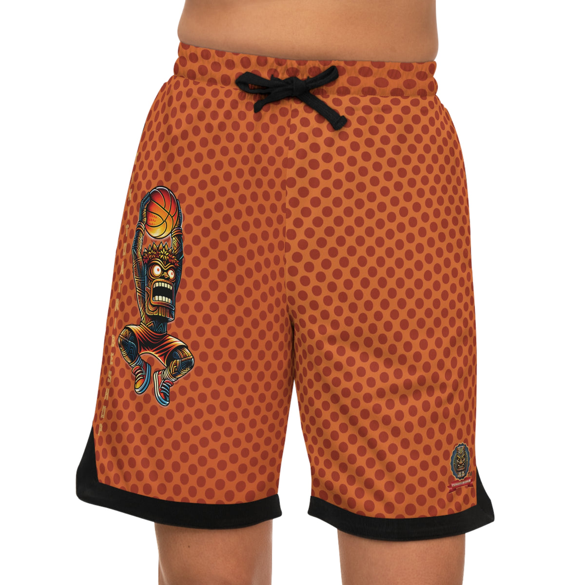 SHORTS B-BALL - Texture Ballon de Basket & Adhérence au Style