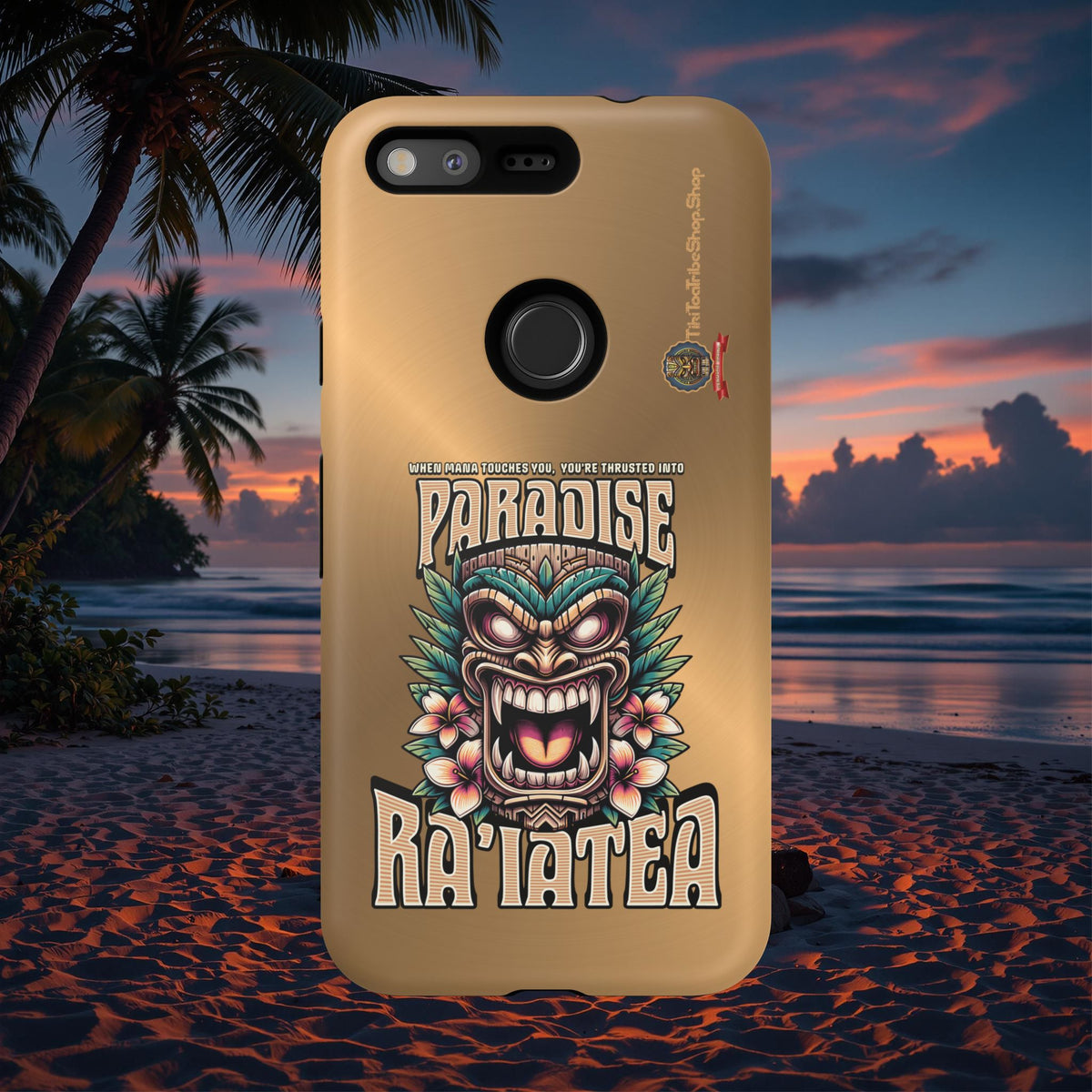 Ra’iatea – Coque Tiki Tribal de Protection Premium