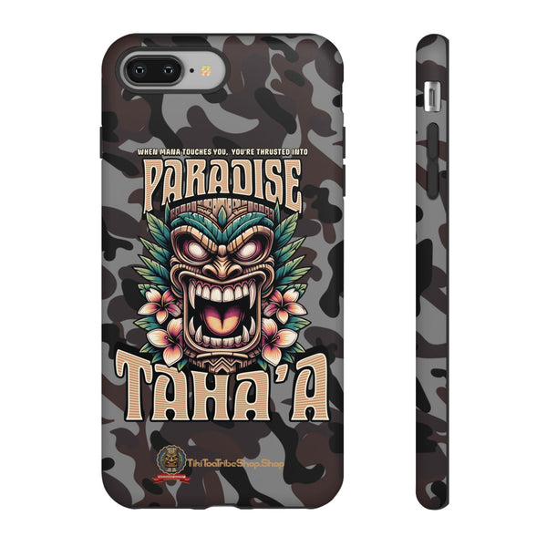 Tahaa – Premium Shockproof Case “Fierce Tiki” | Tribal Design &amp; Maximum Protection