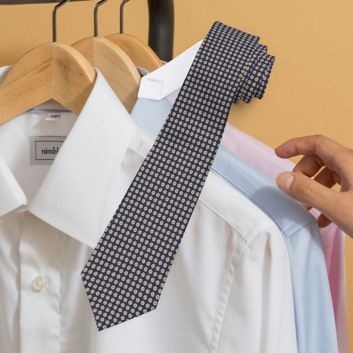 Moroni Classic Polka Dot Inspired Tie