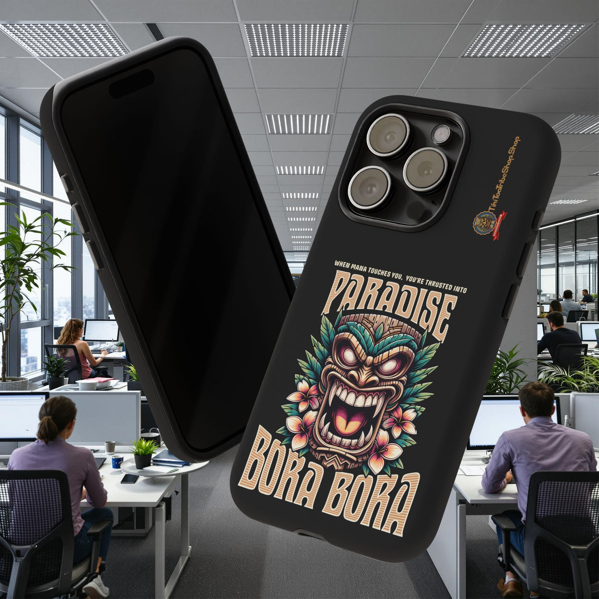 Bora Bora – Premium Tiki Elegance Shockproof Case