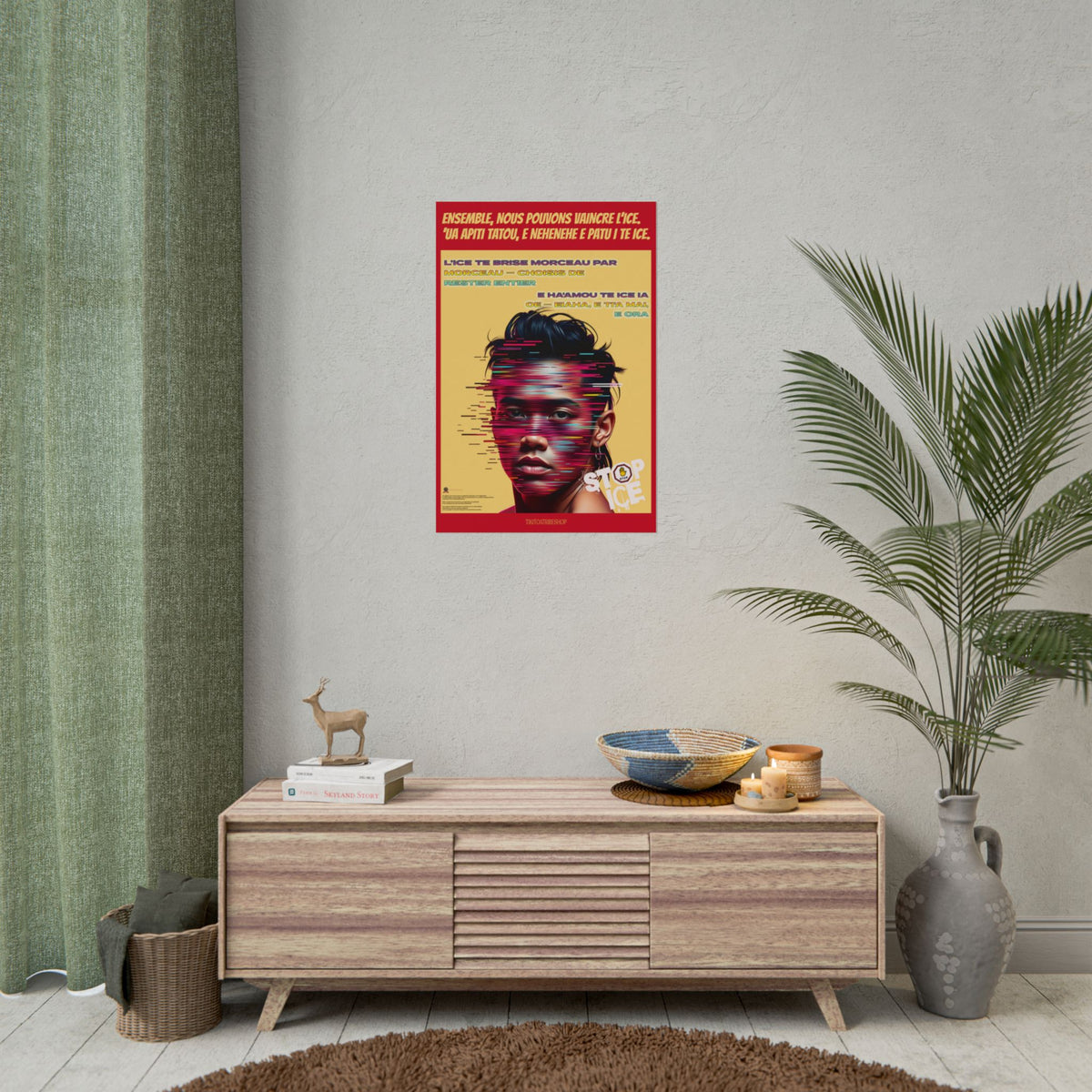 Posters Anti-ICE Polynésie – Affiches de Sensibilisation Contre la Drogue “Paruru i te ora – Brisons les chaînes de l’ICE”
