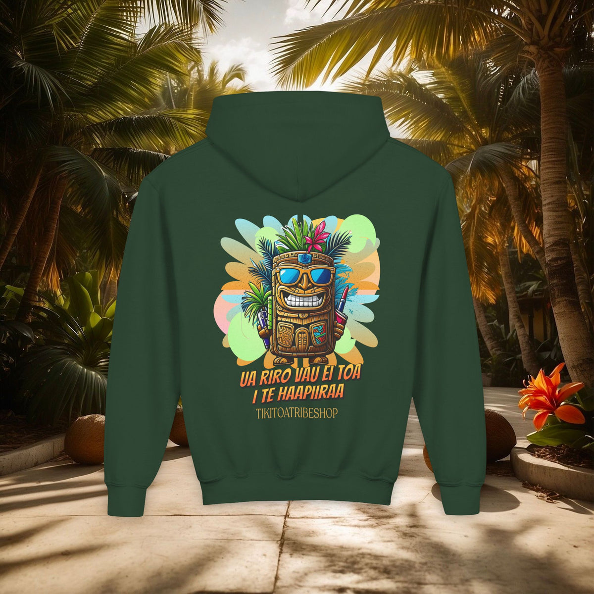 THE TIKI SPIRIT - Thick hooded sweatshirt for youth