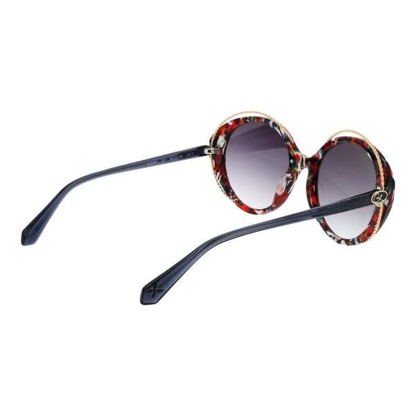 CHRISTIAN LACROIX, Lunettes de Soleil "Oversized" pour Femme Chaîne Dorée