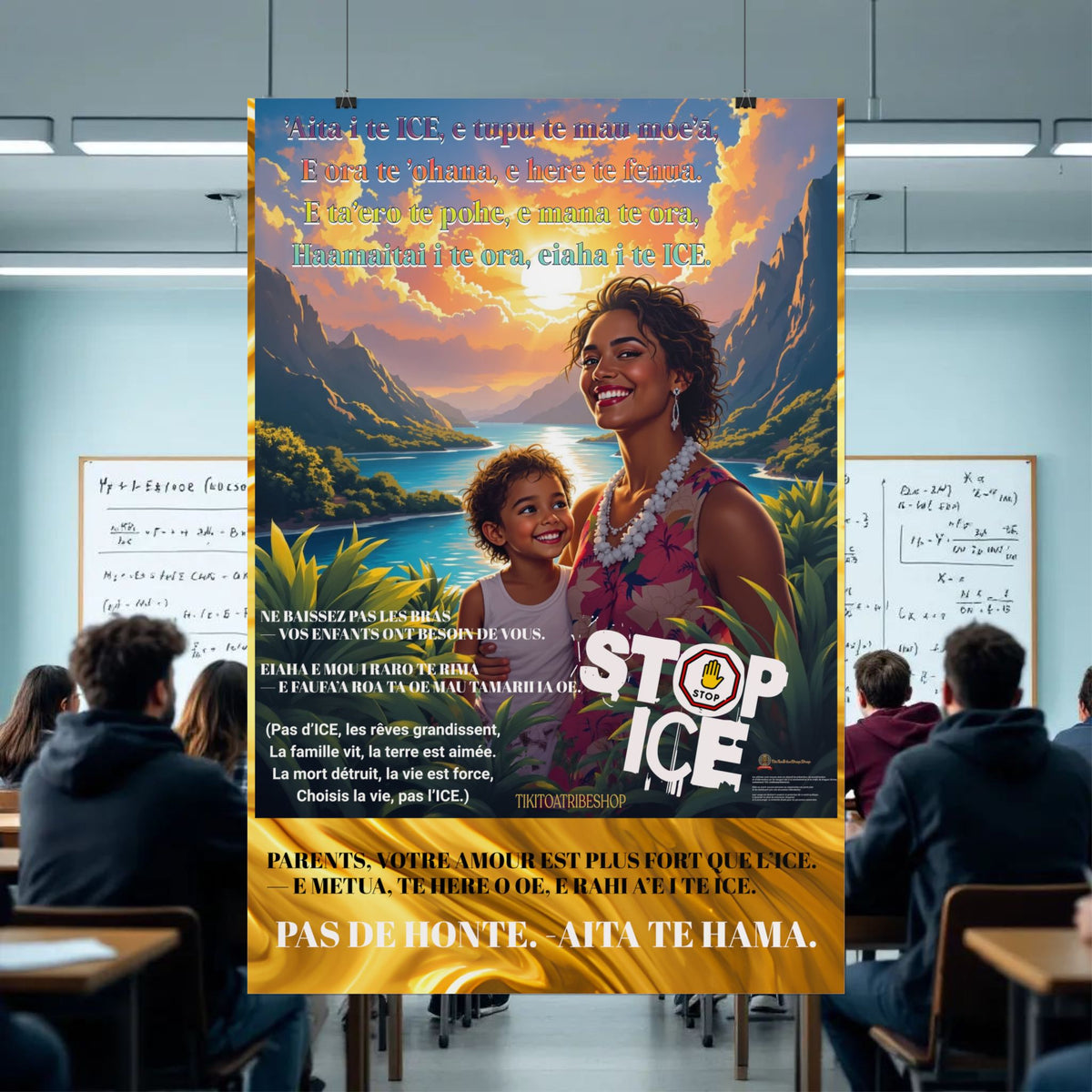 Posters Anti-ICE Polynésie – Affiches de Sensibilisation Contre la Drogue “Paruru i te ora – Brisons les chaînes de l’ICE”