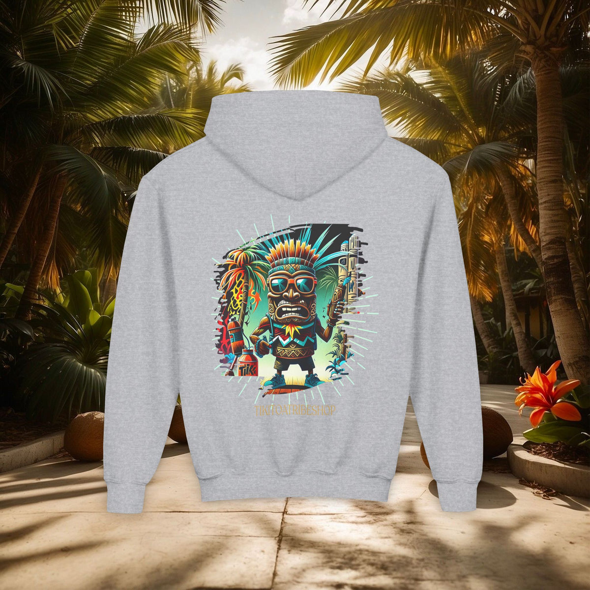THE TIKI SPIRIT - Thick hooded sweatshirt for youth