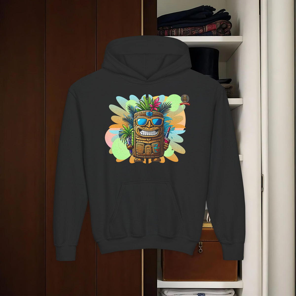 THE TIKI SPIRIT - Thick hooded sweatshirt for youth